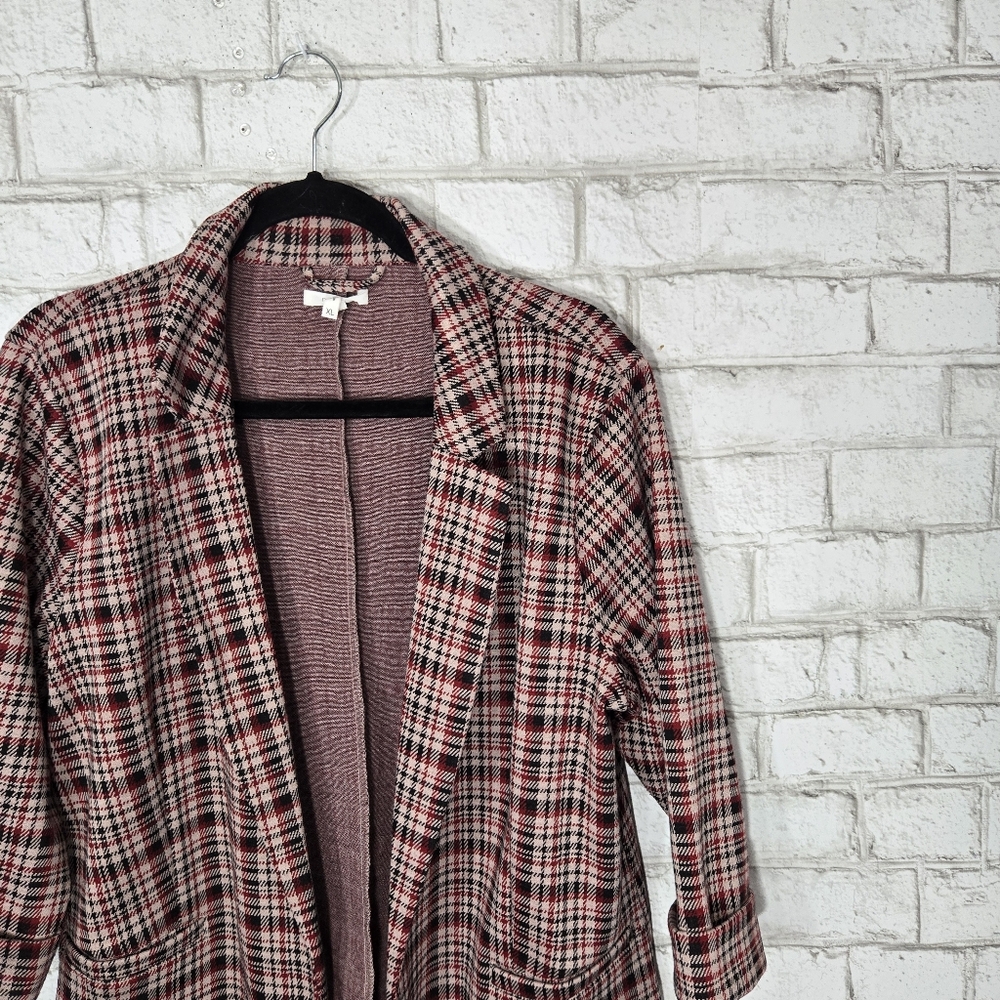 Maurices plaid print blazer XL - Picture 2 of 14